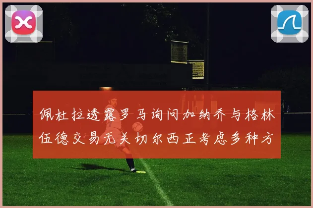 佩杜拉透露罗马询问加纳乔与格林伍德交易无关切尔西正考虑多种方案